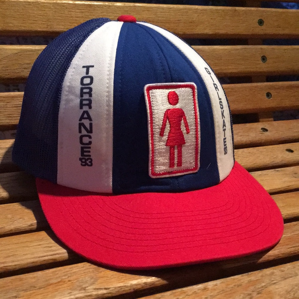 Torrance ‘93 Girlskate 1993 Red White Blue SnapBack hat - Picture 2 of 12